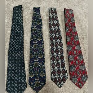 Elegant Men's Patterned Tie Bundle